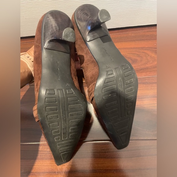 Steven by Steve Madden Brown Suede Women's Loafer Heels Size 10 - Picture 4 of 5